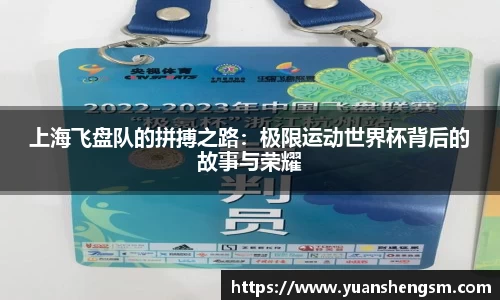 上海飞盘队的拼搏之路：极限运动世界杯背后的故事与荣耀